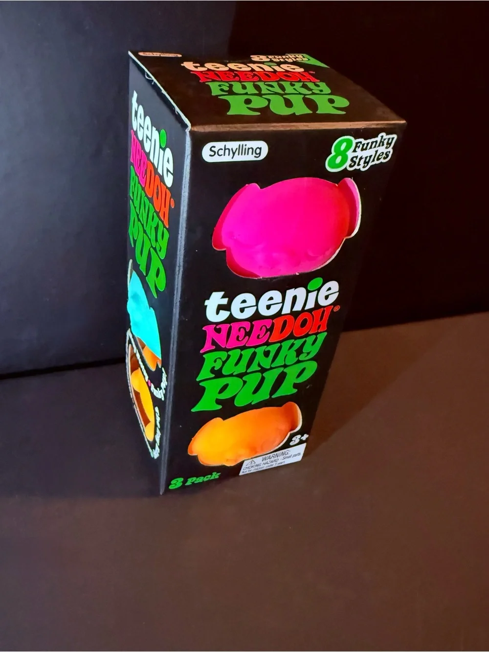 Teenie NeeDoh Funky Pup 3-pack